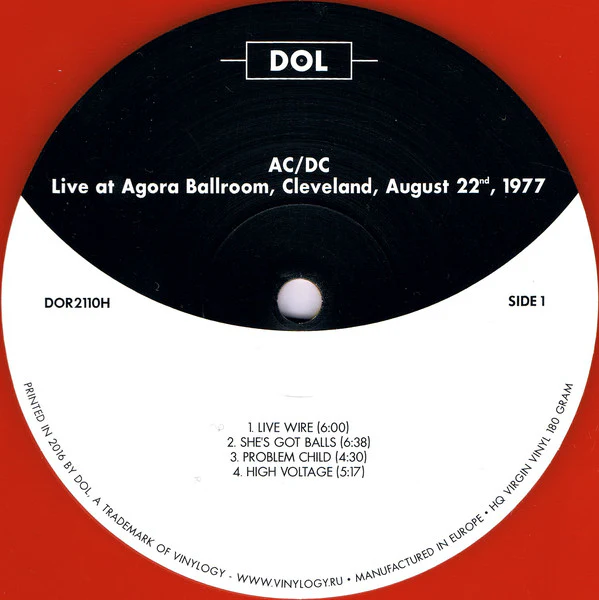 Live At Agora Ballroom (Orange Vinyl) - Image 2